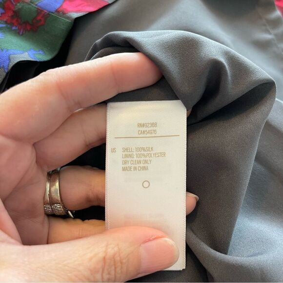 NWT Fossil Edie Silk Floral Shift Dress sz 8 - Picture 5 of 5